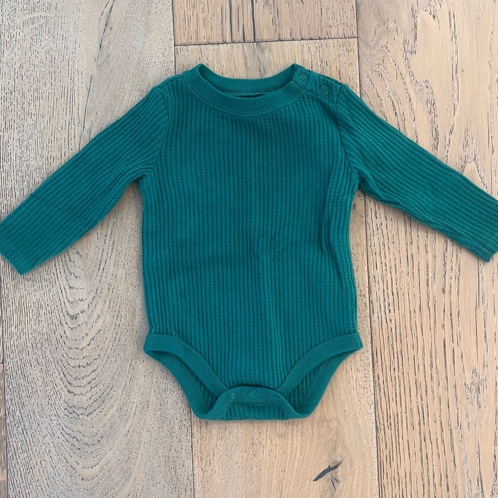 Baby Boy Shirt Bundle 4 piece Rugged Butts 6-9 months Striped Button Blue Green - Picture 8 of 16